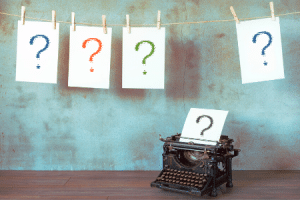 Stel vragen in je tekst