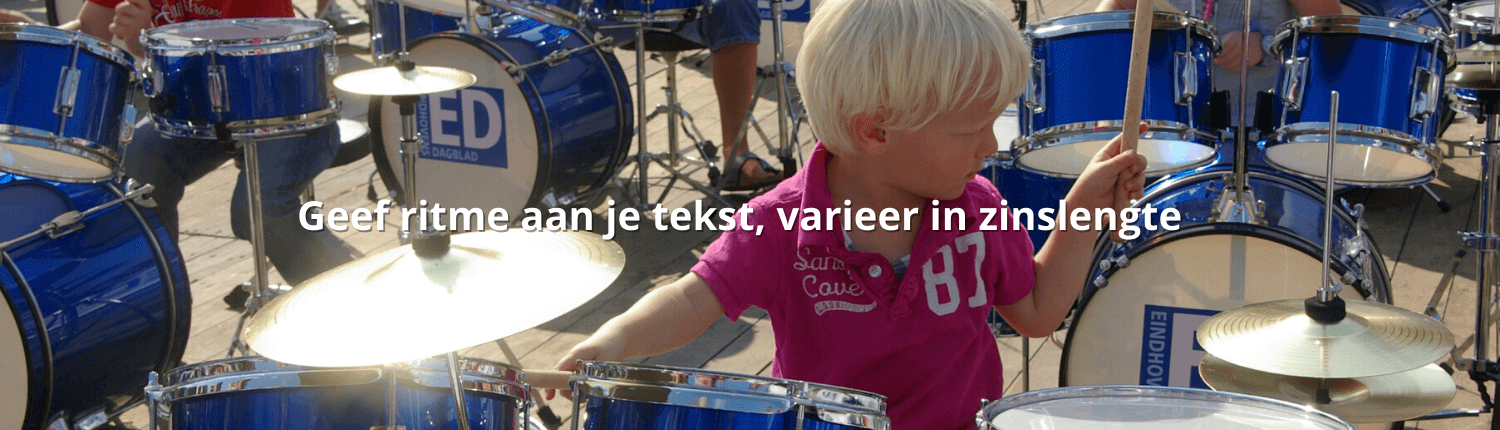 Varieer in zinslengte - schrijftip tekstredactie