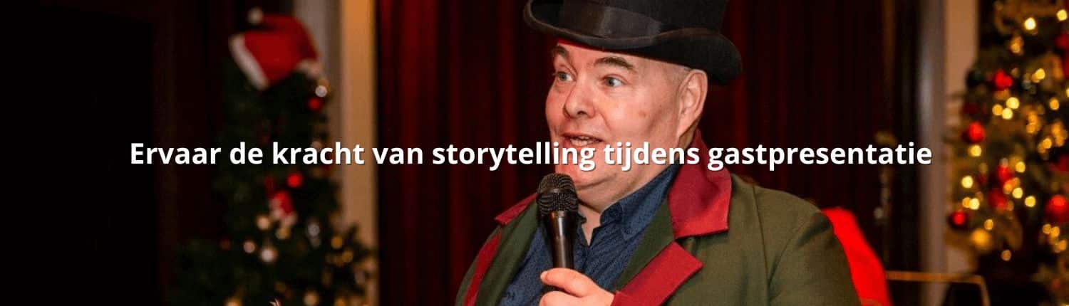 Ervaar de kracht van storytelling tijdens gastpresentatie