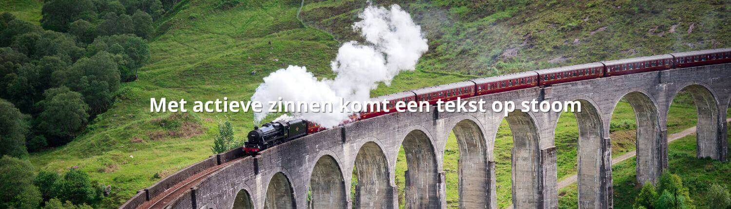 Met actieve zinnen komt een tekst op stoom - schrijftip tekstredactie